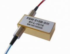 Interruptor óptico mecánico de fibra óptica 2x2B OSW