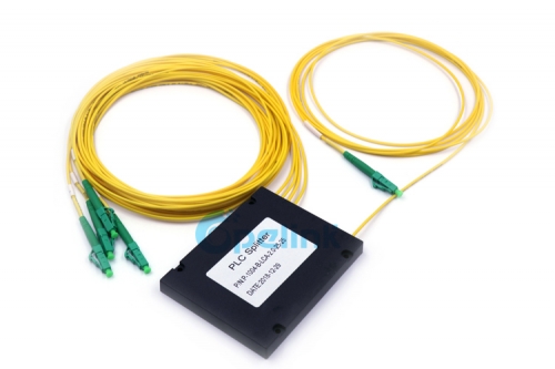 1x4 PLC divisor, LC/APC plástico ABS caja fibra PLC divisor óptico