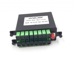 1x16 LGX caja de Metal fibra óptica PLC divisor