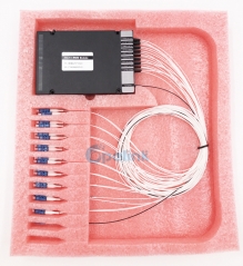 18CH Mux/Demux óptico CWDM módulo caja de ABS 0,9mm LC/PC