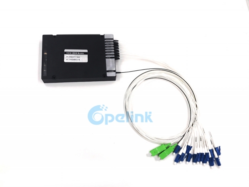 15CH Mux/Demux óptico CWDM módulo caja de ABS 0,9mm LC/UPC
