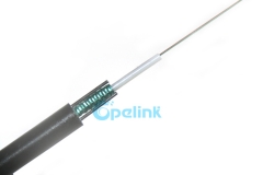Cable de fibra al aire libre, Unitube luz-tubo suelto blindado Cable de fibra óptica GYXTW