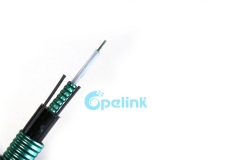 Cable de fibra óptica al aire libre doble armurado y doble revestido Central tubo suelto Cable de fibra óptica GYXTW53