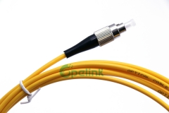 FC-FC Cable de parche de fibra, 3,0mm SM Simplex 9/125 Cable de parche de fibra óptica