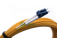 LC-LC Cable de parche de fibra óptica, 2,0mm Duplex SM 9/125 Cable de parche de fibra óptica