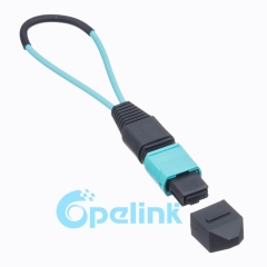 MTP/MPO Om3 Loopback de fibra óptica
