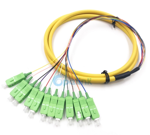 SC/APC rebote distribución fibra Cochín, SM 9/125 Fanout 0,9mm fibra óptica Cochín