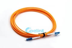 LC-LC Cable de parche de fibra óptica, 3,0mm SM Simplex 9/125 Cable de parche de fibra óptica