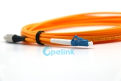 Jumper de fibra FC-LC, 3,0mm SM Simplex 9/125 Cable de parche de fibra óptica