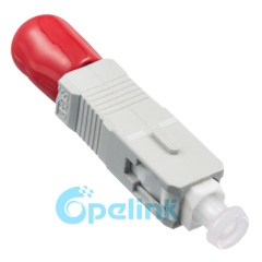 ST-SC hembra multimodo adaptador de fibra masculina enchufe adaptador de fibra óptica Acoplamiento de hibird adaptador de fibra óptica