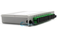 Casete Splitter de fibra: 1x8 SC/APC Splitter PLC de fibra óptica