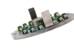 LC/pulido Jig APC fibra óptica, dispositivo de pulido de conector de fibra óptica personalizado utilizado en la máquina de pulido central