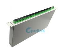 Rack montaje de fibra óptica PLC divisor