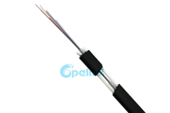 Cable de fibra óptica de caída FTTH, Cable de fibra óptica plana de tubo suelto Central GYFXTY-FL