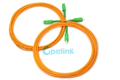 SC/APC-SC/APC 3,0mm SM Simplex 9/125 Cable de parche de fibra óptica