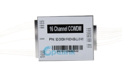 16CH módulo óptico CCWDM, 0,9mm LC/PC caja de Metal CCWDM Mux / Demux módulo con puerto EXP