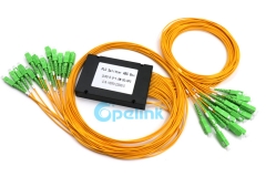 2x32 fibra divisor, 2,0mm SC/APC ABS caja fibra óptica PLC divisor