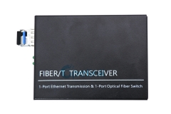 Convertidor de medios de fibra óptica Ethernet 10/100/1000Base-Tx