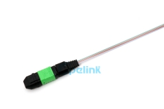 Cable de cinta MPO: puente de fibra MPO a MPO, monomodo, cinta desnuda de 12 fibras