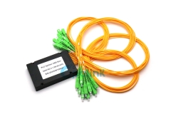 Divisor de fibra 2X24, divisor PLC de fibra óptica SC/APC de 2,0mm, paquete de caja ABS