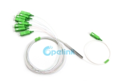 Divisor de fibra 1X8, divisor PLC de fibra óptica SC/APC de 0,9mm, mini paquete sin bloques