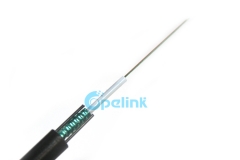 2-48Cores Unitube Cable de fibra óptica de tubo suelto con armadura ligera, cable de fibra óptica económico GYXTW