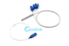 1X4 PLC de fibra de divisor de SC/PC 0,9mm Mini Blockless PLC Splitter