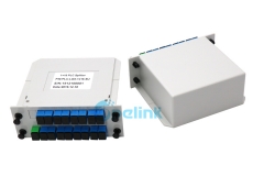 Divisor de fibra óptica tipo caja 1X16 LGX, divisor de fibra óptica de casete estándar, monomodo SC / UPC