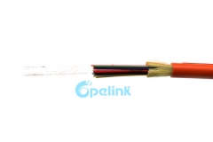Cable de fibra óptica de distribución, cable de fibra óptica multimodo para interiores, cable óptico multifibra GJPFJV