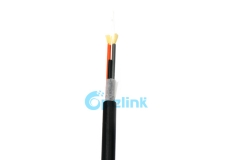Cable de fibra óptica de transmisión lejana redonda dúplex GYFJH, cable de fibra óptica FTTA / RRH, cable óptico redondo para cableado de base