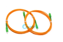 SC / APC - Cable de conexión de fibra óptica SC / APC, puente de fibra óptica OS2 monomodo de alta calidad, cables de conexión de fibra óptica Simplex EconomySC / APC
