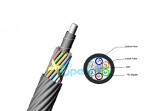 Cable de fibra soplada con aire de 12-144 núcleos, cable de microfibra de alta calidad