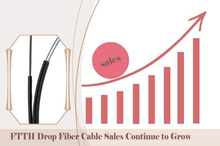 Las ventas de cables de fibra óptica FTTH Drop continúan creciendo