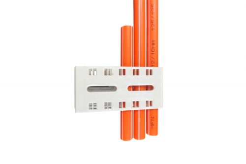 Soporte de montaje de microconducto para instalaciones seguras de fibra óptica