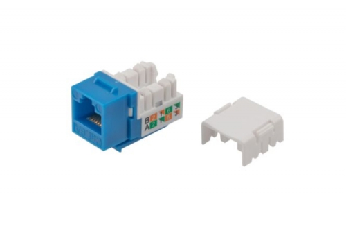 Conector Keystone CAT6A sin blindaje, sin herramientas, plástico ABS, varios colores disponibles