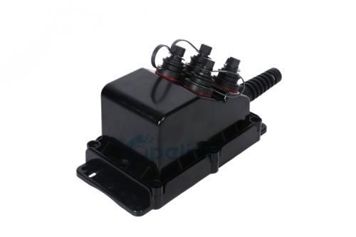 Caja de terminales de fibra MST de 4 puertos - Solución FTTH con protección IP-68