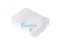 Caja de terminación de enchufe de pared de fibra óptica, Enchufe de pared de fibra óptica económico, Placa frontal de fibra de montaje en pared FTTH