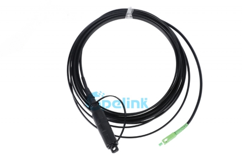 Cable de parche de fibra óptica SC/APC con conector H de alto rendimiento - FTTH, impermeable, compatible con Corning