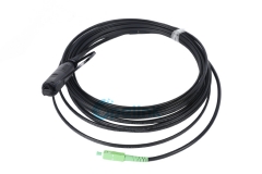 Cable de parche de fibra óptica SC/APC con conector H de alto rendimiento - FTTH, impermeable, compatible con Corning