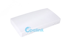 8 puertos de la placa frontal de la fibra de escritorio Caja de terminación de fibra óptica FTTH Outlet montado en la pared de la fibra interior