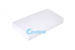 8 puertos de la placa frontal de la fibra de escritorio Caja de terminación de fibra óptica FTTH Outlet montado en la pared de la fibra interior